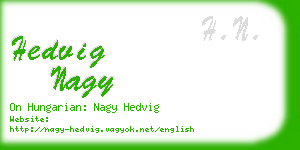 hedvig nagy business card